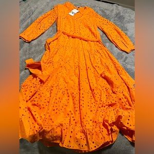 COPY - ZARA ORANGE DRESS